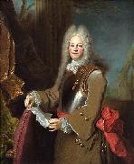 Nicolas de Largilliere Portrait of an officer Sweden oil painting artist